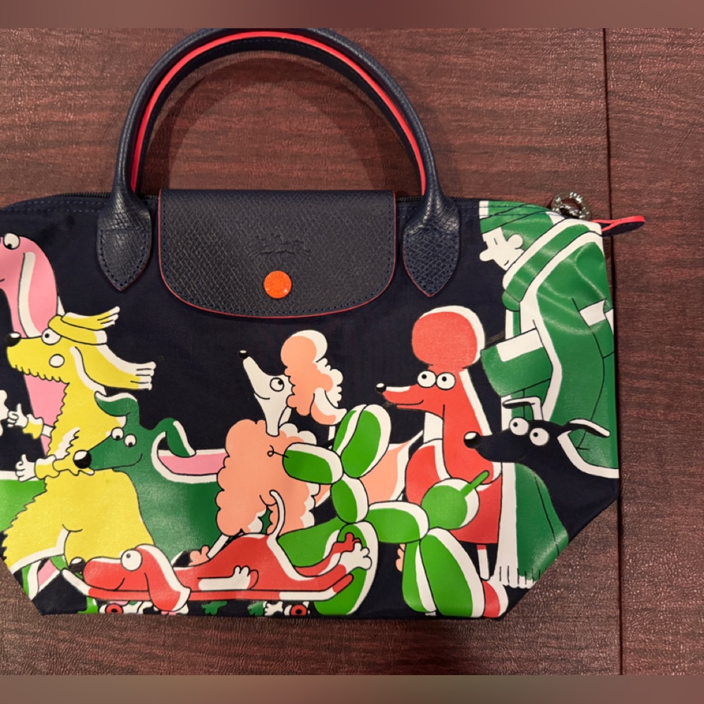 Small Longchamp Clo Floirat Dog Purse